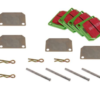 4-JUEGO DE ACCESORIOS Y PASTILLAS DE FRENO EBC-Green Stuff