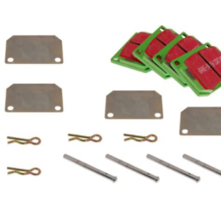 4-JUEGO DE ACCESORIOS Y PASTILLAS DE FRENO EBC-Green Stuff
