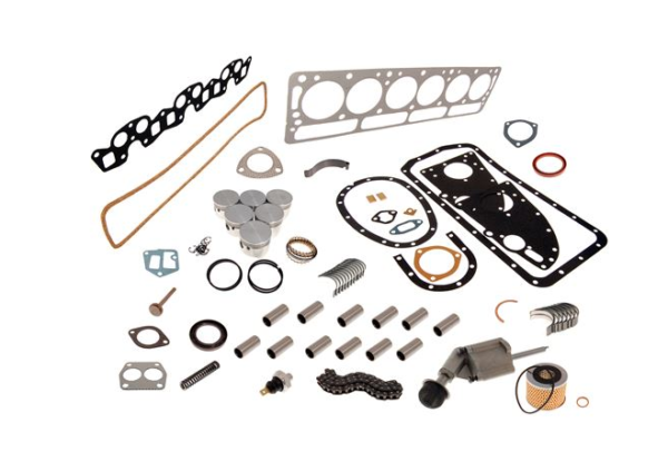 01-KIT PARCIAL RECONSTRUCCIÓN DE MOTOR-Manivela trasera larga-Bloque superior plano-150 HP