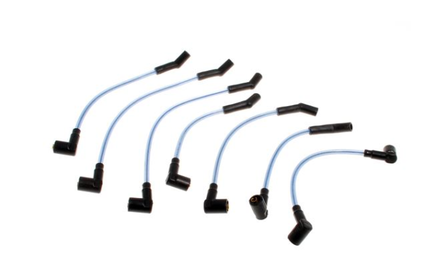 40-JUEGO CABLES DE ENCENDIDO SILICONA-Azul