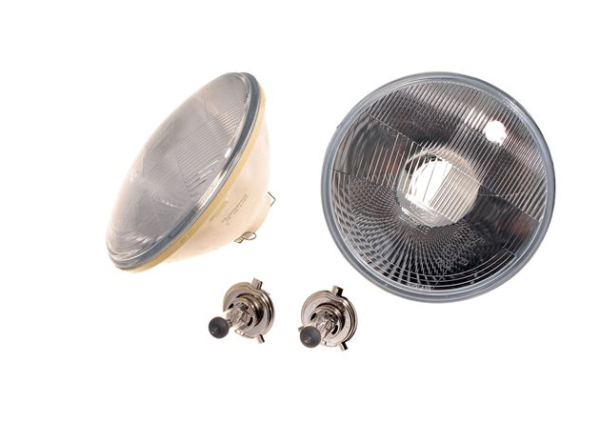 01-KIT CONVERSIÓN HALÓGENO(Par)-Lente cristal LHD-Marca E-Con lámpara piloto