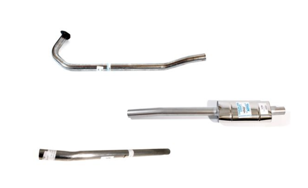 -SISTEMA COMPLETO DE ESCAPE DE ACERO INOX.-Grado 304