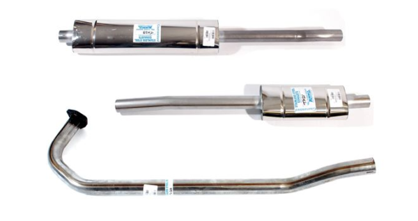 -SISTEMA COMPLETO DE ESCAPE DE ACERO INOX.-Grado 304