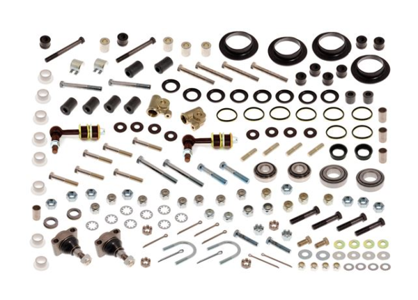 119-KIT COMPLETO DE REPARACIÓN SUSPENSIÓN DELANTERA-Casquillos de goma