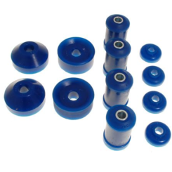 6-JUEGO DE CASQUILLOS SUSPENSIÓN TRASERA-Poliuretano