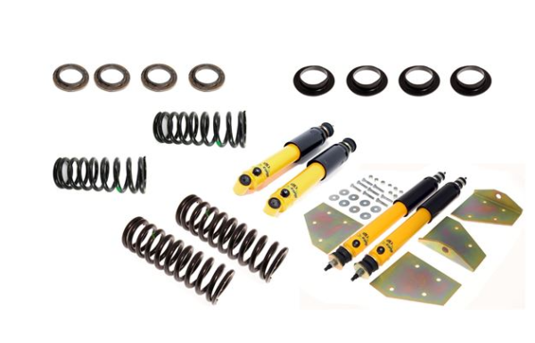 -KIT AMORTIGUADOR DEL. Y TRAS. SPAX KSX/CKX CON MUELLES ESTÁNDAR-Ajsutable