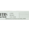 11-PLACA IDENTIFICADORA CALENTADOR Smiths