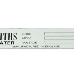 22-PLACA IDENTIFICADORA CALENTADOR Smiths