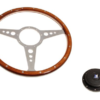 5-VOLANTE Y CENTRO-Moto-Lita-Madera-15"-Columna fija-Plano-Radios pulidos