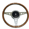 11-VOLANTE Y CENTRO-Moto-Lita-Madera-13"-Radios perforados-Plano