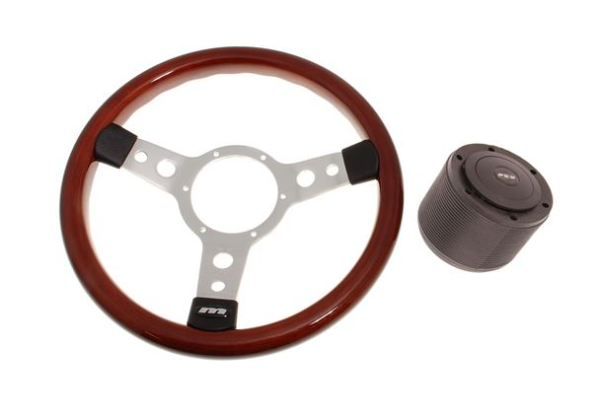 13-VOLANTE Y CENTRO-Mountney-Madera-13"-Centro negro