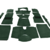 1-JUEGO DE ALFOMBRAS TUPIDAS-Alta calidad-Verde