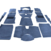 01-JUEGO DE ALFOMBRA DE LANA-Alta calidad-Azul
