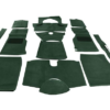01-JUEGO DE ALFOMBRA DE LANA-Alta calidad-Verde