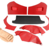02-KIT DE TAPIZADOS INTERIORES-Rojo con ribete rojo