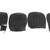 02-KIT DE FUNDAS ASIENTOS DELANTEROS-Negro-Cuero
