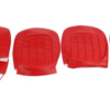 04-KIT DE FUNDAS ASIENTOS DELANTEROS-Rojo-Cuero