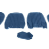 21-KIT DE FUNDAS ASIENTOS DELANTEROS-Azul con ribete blanco-Vinilo