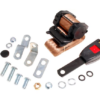 01-KIT DE CINTURÓN  DE SEGURIDAD DTRO.-Carrete de inercia-15cm-LH/RH-Beige