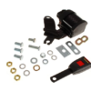 01-KIT DE CINTURON  DE SEGURIDAD DTRO.-Carreta de inercia-3 puntos-15cm-Negro