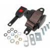 01-KIT DE CINTURON  DE SEGURIDAD DTRO.-Carreta de inercia-3 puntos-15cm-Gris