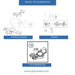 DINAMO Y KIT DE REPARACIÓN