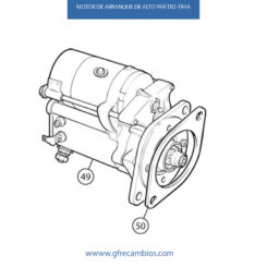 MOTOR DE ARRANQUE DE ALTO PAR TR2-TR4A