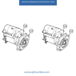 MOTOR DE ARRANQUE ALTO PAR TR5-TR250