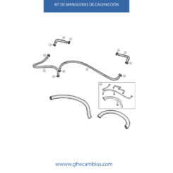 KIT DE MANGUERAS DE CALEFACCIÓN