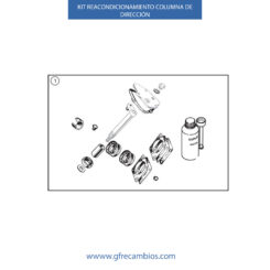 KIT DE REACONDICIONAMIENTO COLUMNA DIRECCIÓN