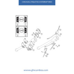 CARCASAS, ETIQUETAS E INTERRUPTORES