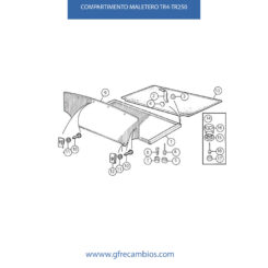 COMPARTIMENTO MALETERO TR4-TR250