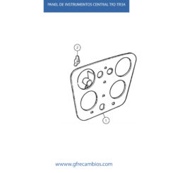 PANEL DE INSTRUMENTOS CENTRAL TR2-TR3A