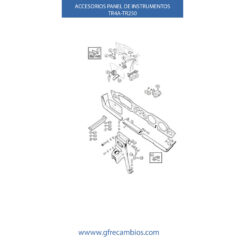 ACCESORIOS PANEL DE INSTRUMENTOS TR4A-TR250
