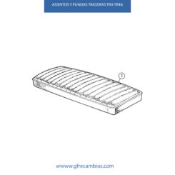 ASIENTOS Y FUNDAS TRASERAS TR4-TR4A