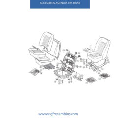 ACCESORIOS ASIENTOS TR5-TR250