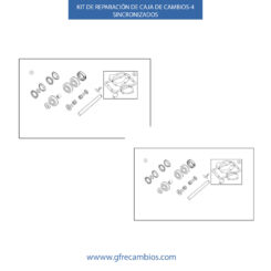 KIT DE REPARACIÓN CAJA DE CAMBIOS-4 SINCRONIZADOS