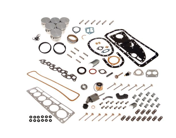 04-KIT DE RECONSTRUCCIÓN COMPLETO-Manivela trasera corta-Bloque superior empotrado-125 HP