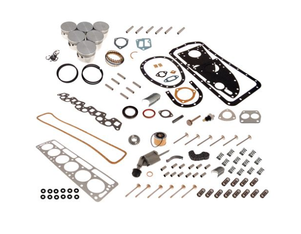 02-KIT DE RECONSTRUCCIÓN COMPLETO-Manivela trasra corta- Bloque superior plano-150 HP