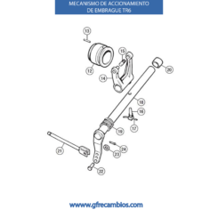 MECANISMO DE ACCIONAMIENTO DE EMBRAGUE TR6