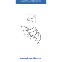 CABLEADO DE LUCES TR6