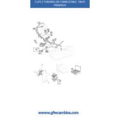 CLIPS Y TUBERÍAS SISTEMA DE COMBUSTIBLE