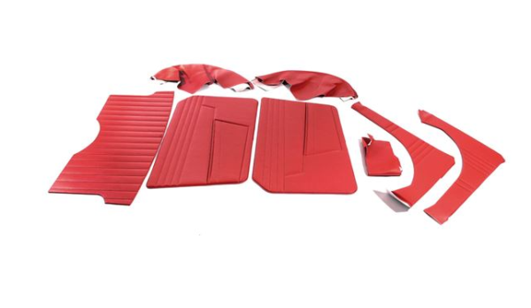 0-KIT TAPIZADO INTERIOR-Cuero-Rojo