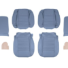 1-KIT DE FUNDAS ASIENTO-Vinilo-Azul sombra-2 asientos