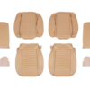 1-KIT DE FUNDAS ASIENTO-Vinilo-Beige-2 asientos