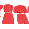 1-KIT DE FUNDAS ASIENTO-Cuero-Rojo-2 asientos