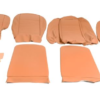 1-KIT DE FUNDAS ASIENTO-Cuero-Tan-2 asientos