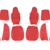 1-KIT DE FUNDAS ASIENTO-Vinilo-Rojo-2 asientos