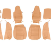1-KIT DE FUNDAS ASIENTO-Vinilo-Tan-2 asientos