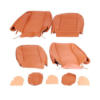 1-KIT DE FUNDAS ASIENTO-Vinilo-Tan oscuro-2 asientos